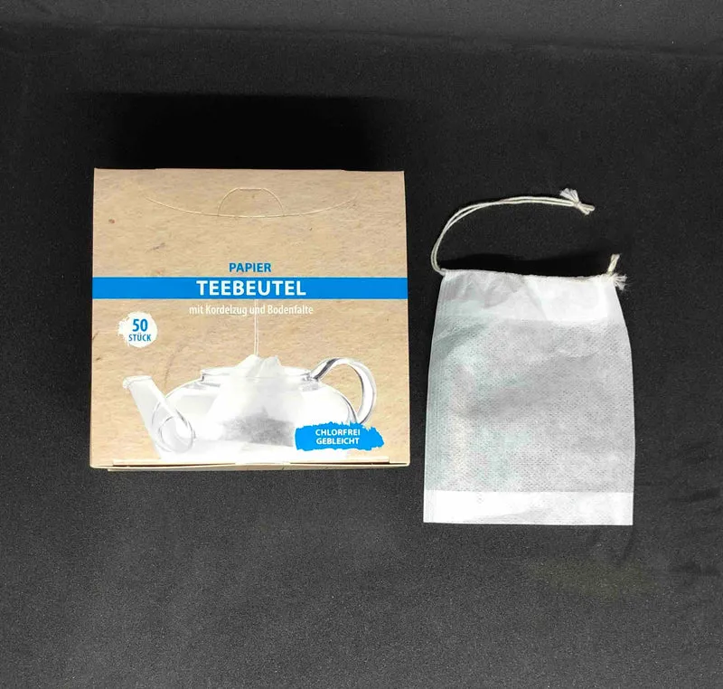 Papier-Filterbeutel mit Kordelzug