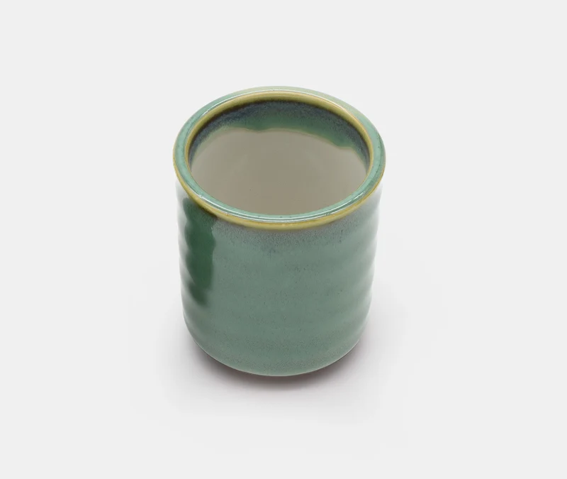 Aoi Green Glaze Ceramic Cup