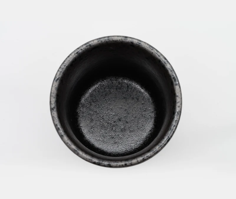 Black Kezuriuzu Glazed Cup - Small