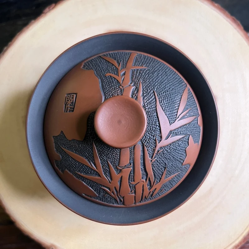 Bambus-Gaiwan „Serenity Jianshui“, handgefertigt