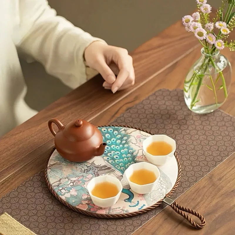 Spring Garden – Schnelltrocknendes Ton-Teetablett