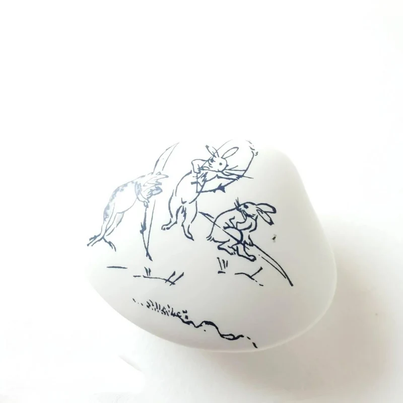 Kousaido Shell-Shaped Incense Holder Choju Giga Design