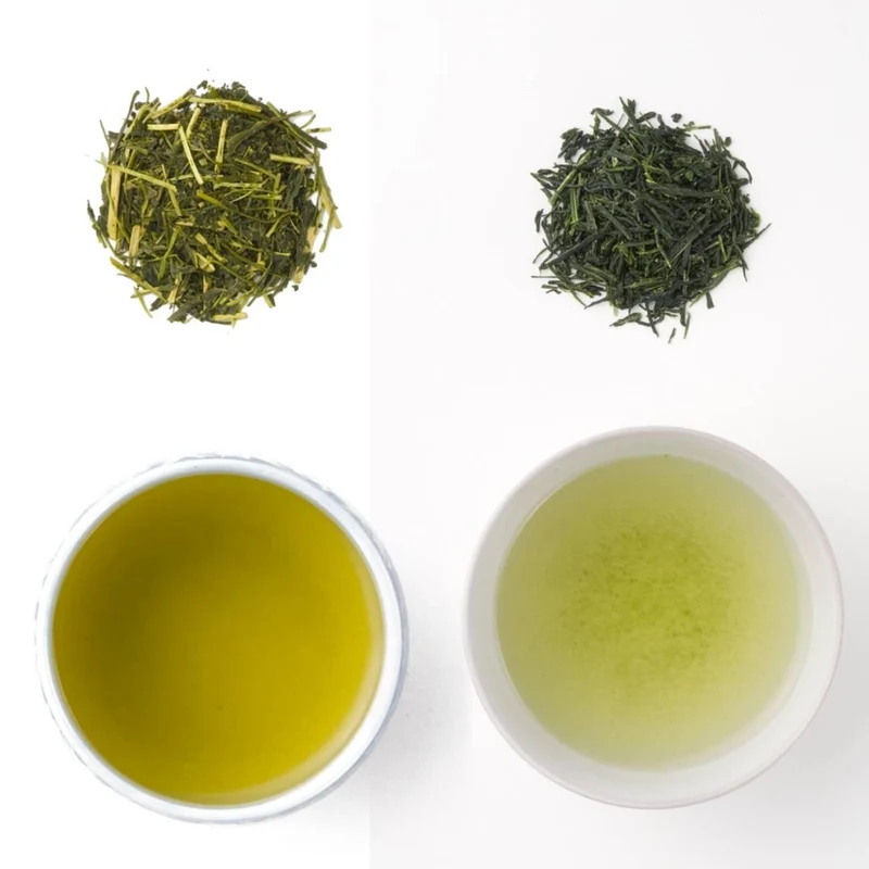 Luxurious Competition Grade Uji Kyoto Gyokuro & Sencha Green Tea Set Box