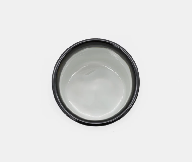 Small Black Kuro Ame Glazed Cup - Pair