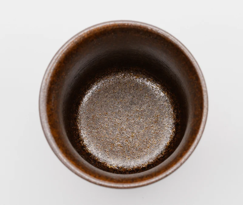 Wabi Sabi Brown Glazed Cup - Pair