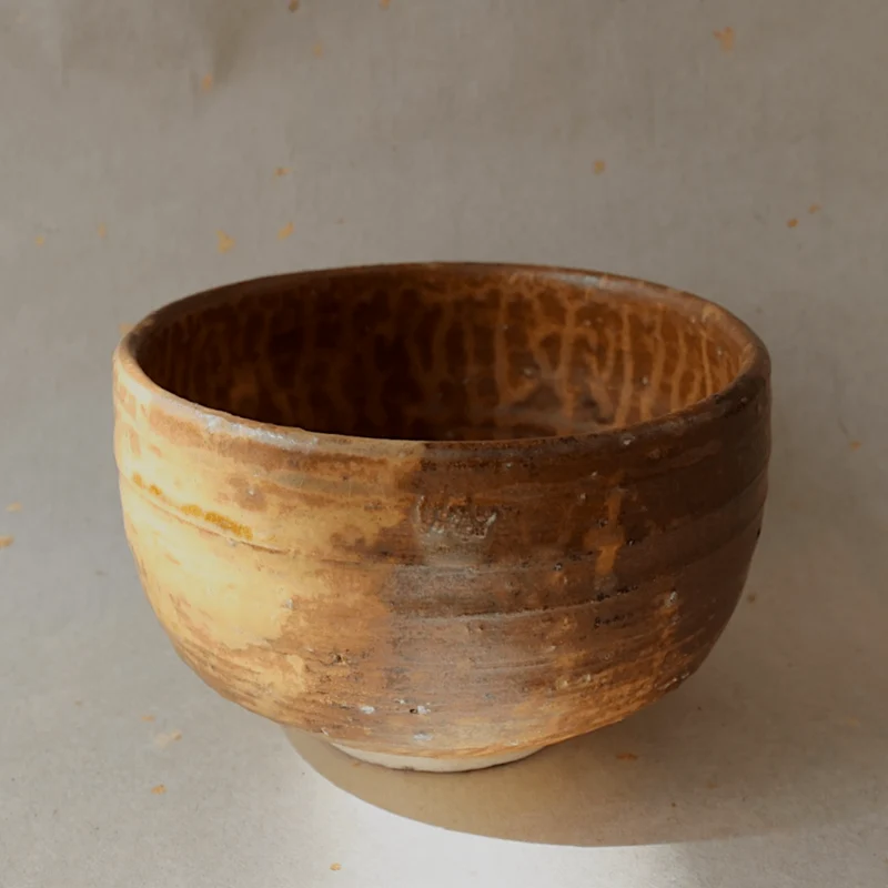 „Fine Earth“ handgefertigte Shigaraki-Matcha-Schale