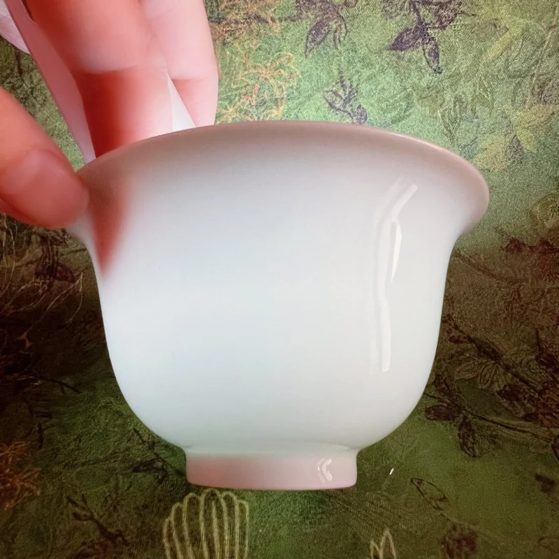 Jingdezhen Authentische „Fen Qing“ Jade Gaiwan