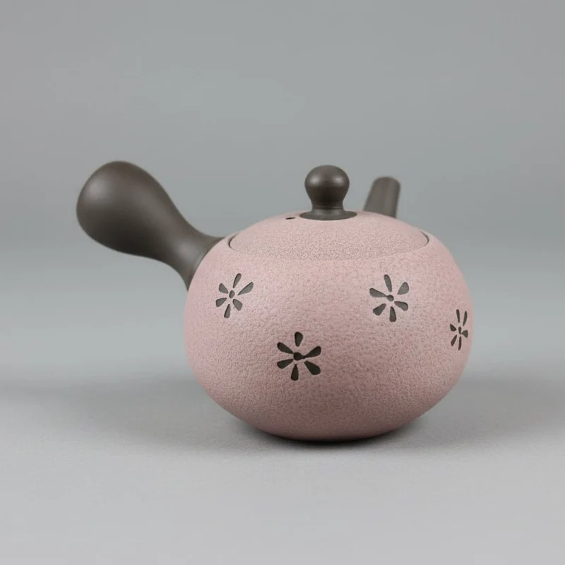 Japanische Kyusu Tokoname Teekannen-Kollektion