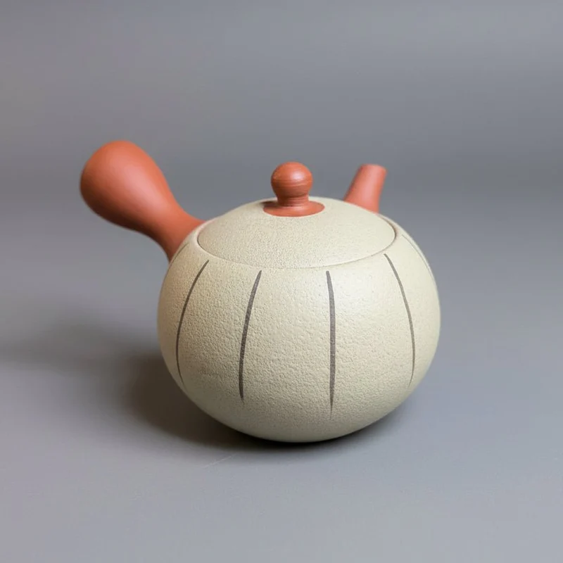 Japanische Kyusu Tokoname Teekannen-Kollektion
