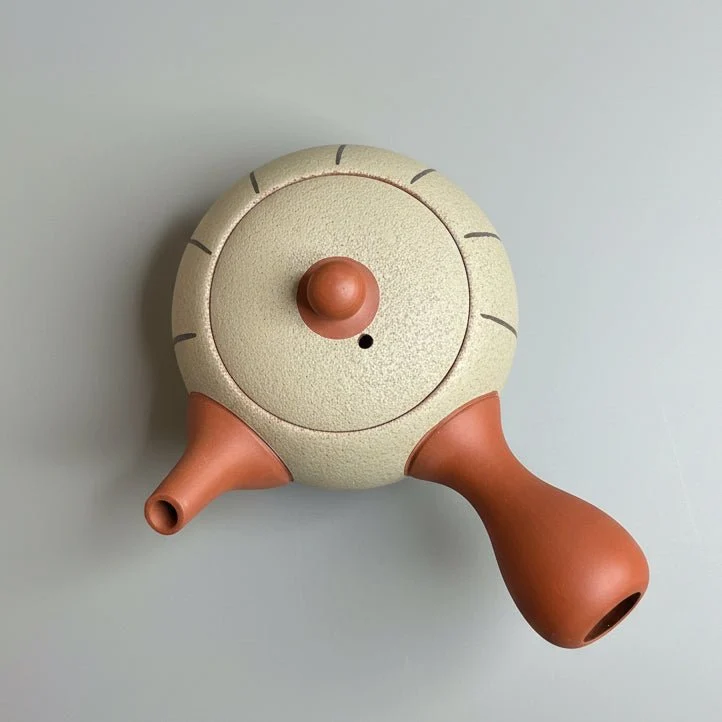Japanische Kyusu Tokoname Teekannen-Kollektion