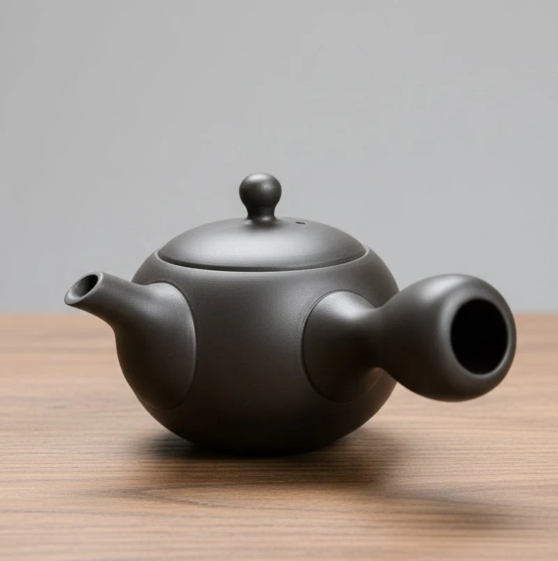 Japanische Kyusu Tokoname Teekannen-Kollektion