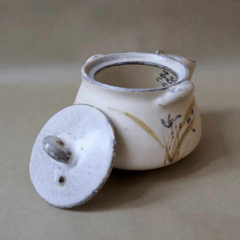 Jingdezhen Steinzeug „Irisblüte“ Easy Gaiwan