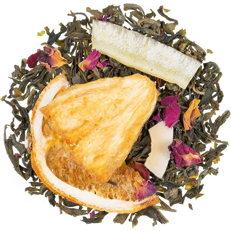 Mandarine Kokos – Grüner Tee mit exotischer Fruchtnote