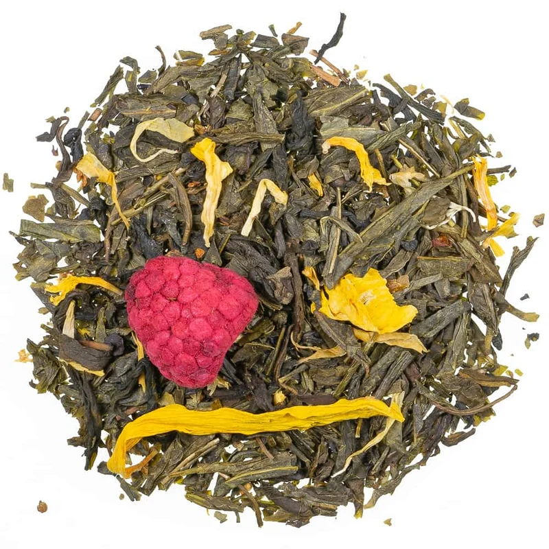 Glücksdrache – Grüner Tee mit Jasmin, Blüten & Himbeere