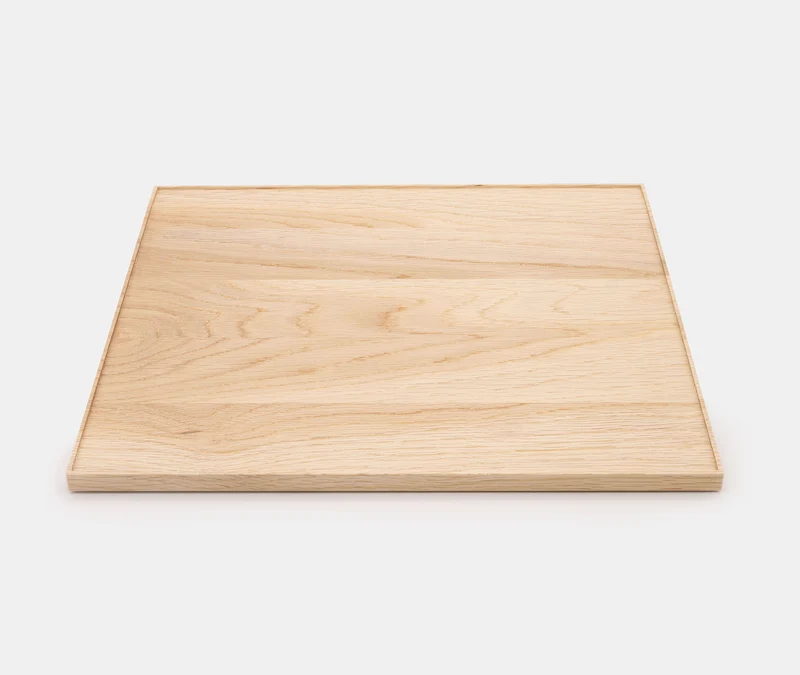 Square Oak Tray - Large