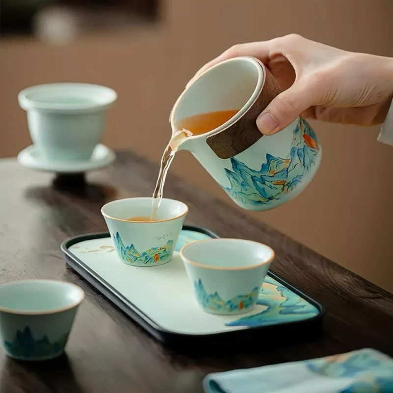 Emerald Mountain Tragbares Gongfu-Brauset