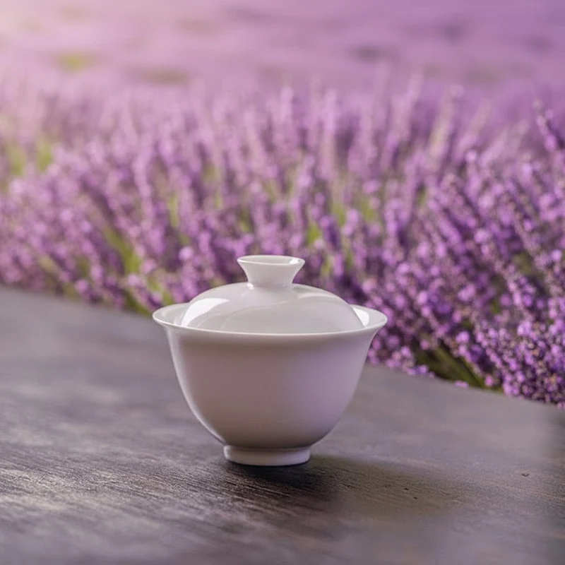 Jingdezhen Soft Glaze Harmony Collection Gaiwan