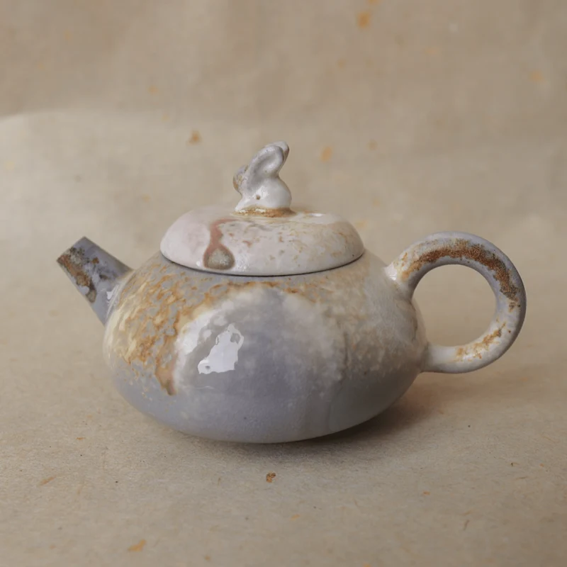 Jingdezhen Holzgebrannte Hasen-Teekanne