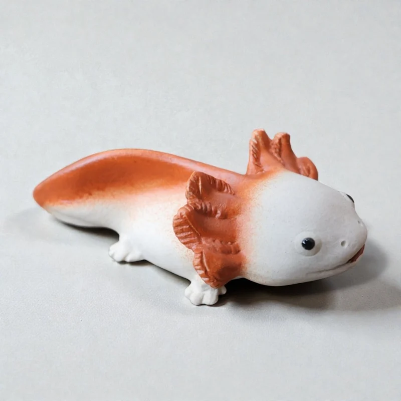 Handgefertigtes Axolotl-Teehaus
