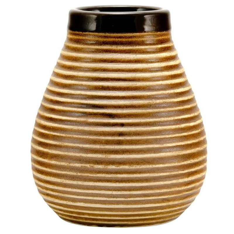 Matebecher Keramik mit Bombilla