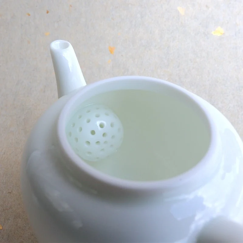 Authentische Jingdezhen „Huai Ying“ Jade-Porzellan-Gongfu-Teekanne 120 ml
