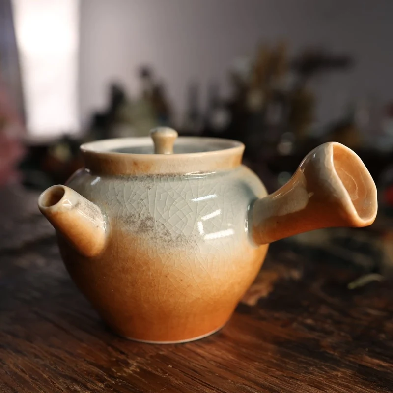 Jingdezhen-Teekannenkollektion mit Ascheglasur