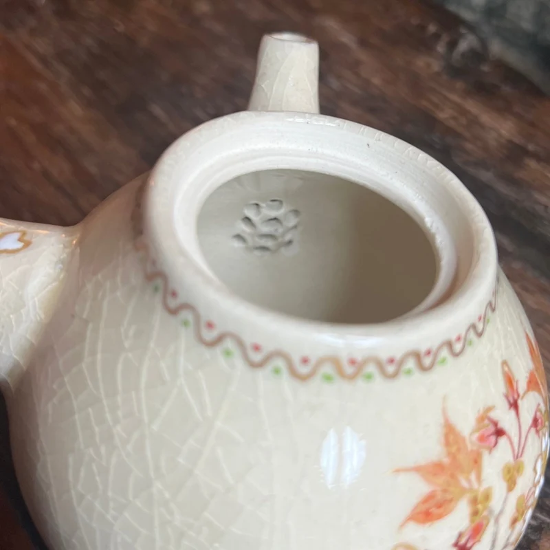 Tohomura handbemalte japanische Kyusu-Teekanne – Hanagokoro-Kollektion