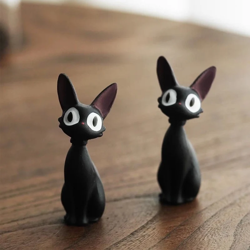 Handgemachtes Teegeschirr „Little Watcher“ mit schwarzer Katze