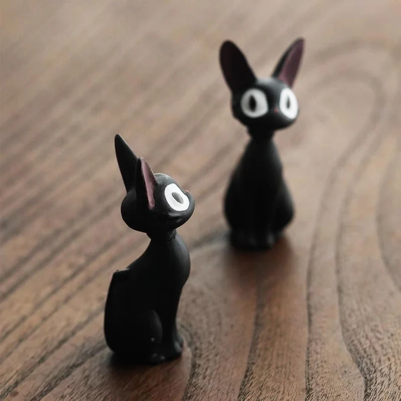 Handgemachtes Teegeschirr „Little Watcher“ mit schwarzer Katze