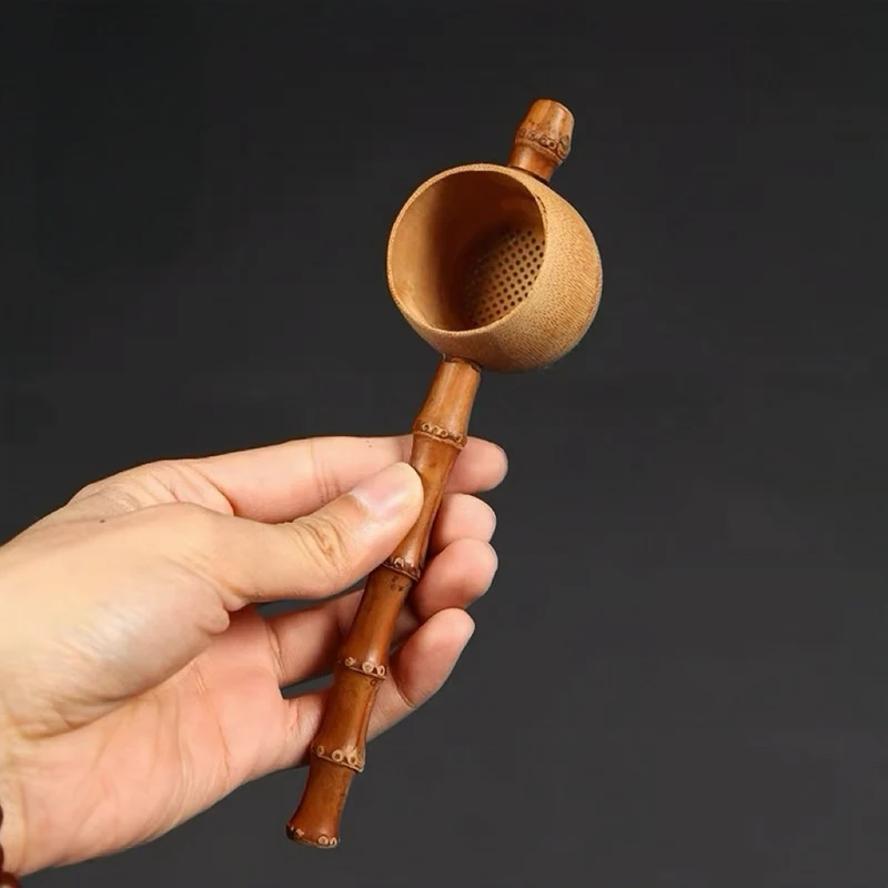 Feinstes Gongfu-Teesieb mit Bambusgriff (Nicht für Matcha)