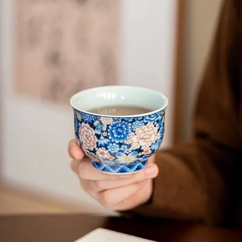 XL-Gongfu-Teetasse aus Jadeporzellan der Garden Collection