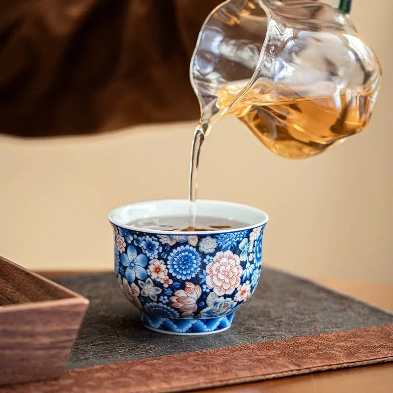 XL-Gongfu-Teetasse aus Jadeporzellan der Garden Collection
