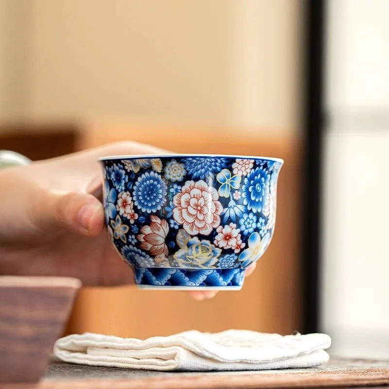 XL-Gongfu-Teetasse aus Jadeporzellan der Garden Collection