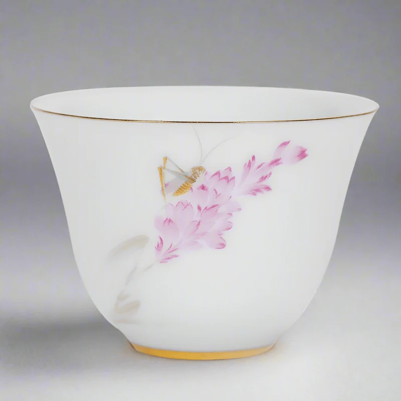 Tägliche Gongfu-Teetasse – Gartenkollektion, Premium-Porzellan, Klangform
