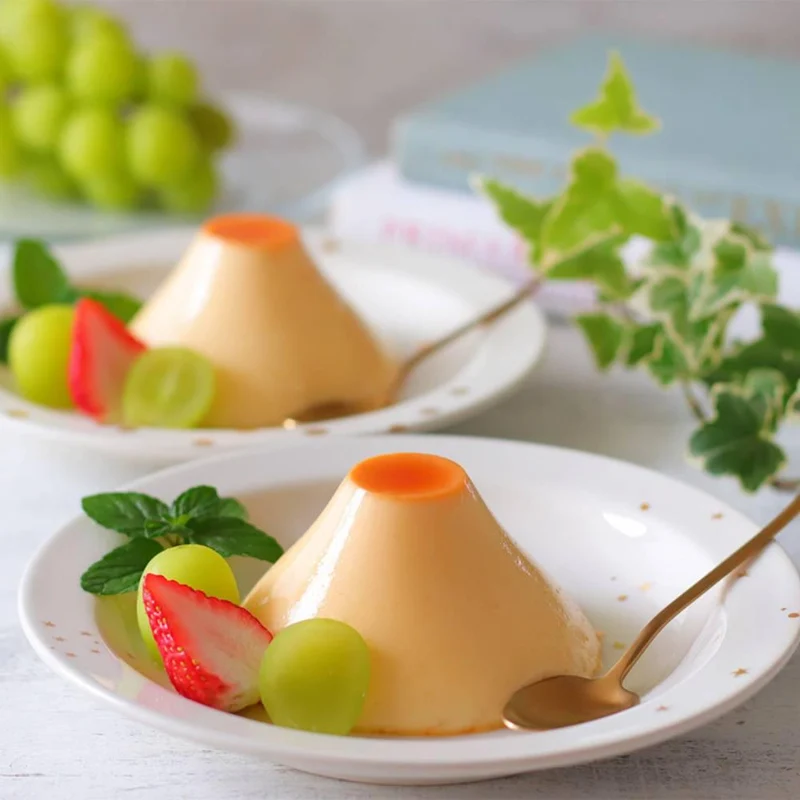 Matsunaga Aluminum Custard Pudding Mold Mount Fuji Shaped Small