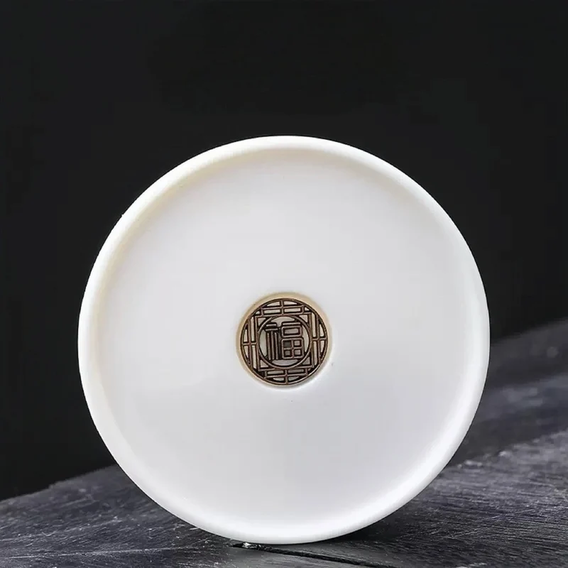 Gongfu-Teesieb im Pan-Stil mit Teller