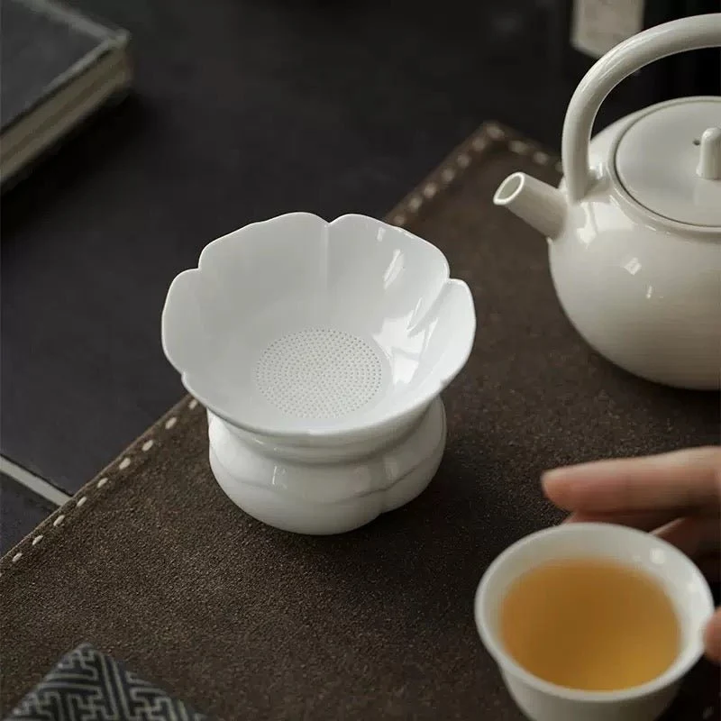 Hochwertiges Gongfu-Teesieb aus Porzellan
