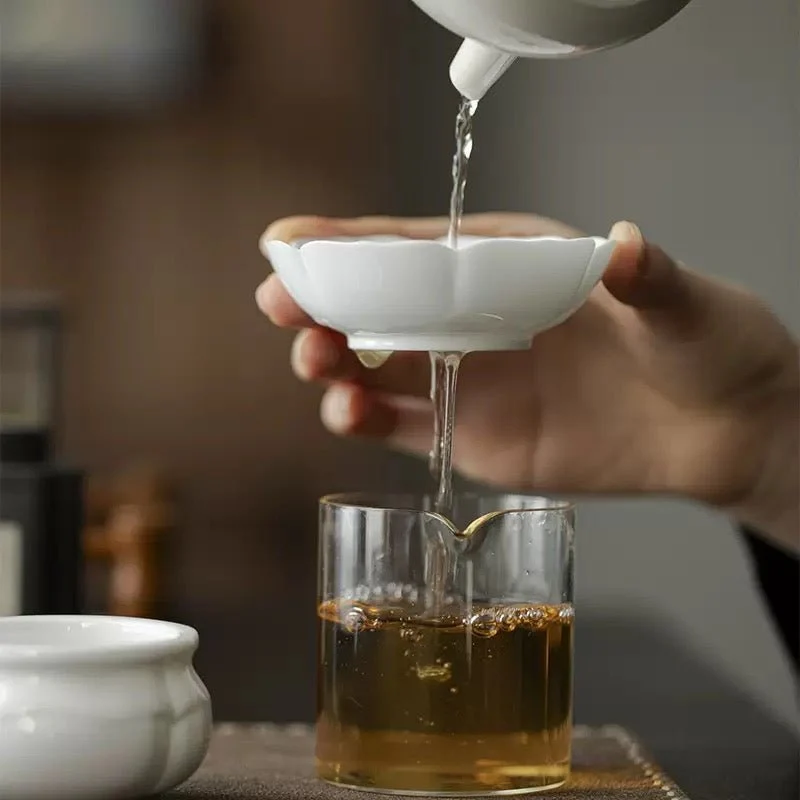Hochwertiges Gongfu-Teesieb aus Porzellan
