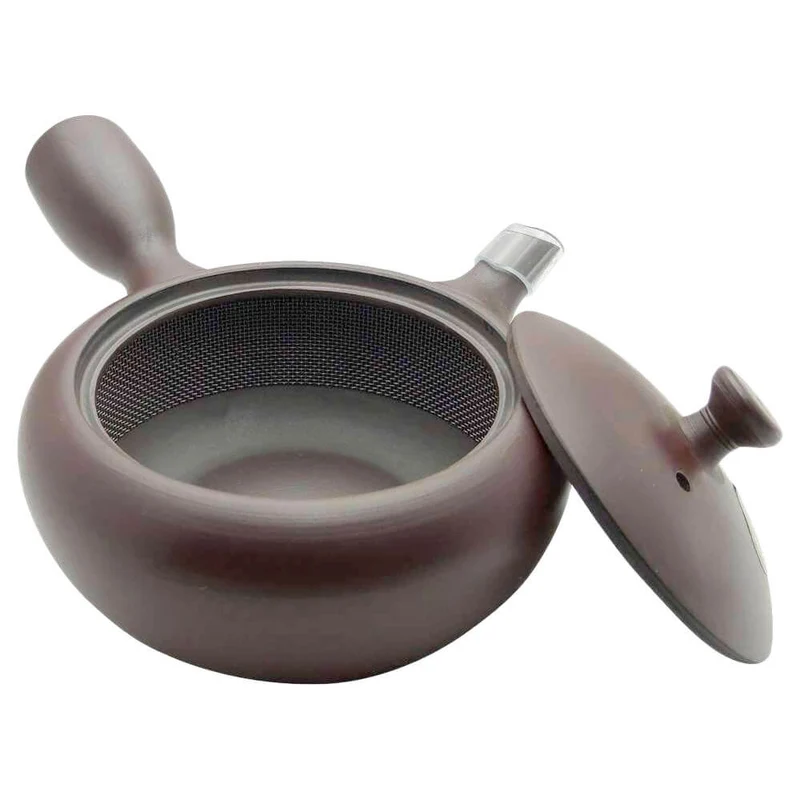 Flache Kyusu im Banko-Stil