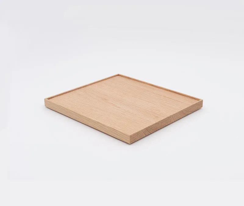 Square Oak Tray - Small