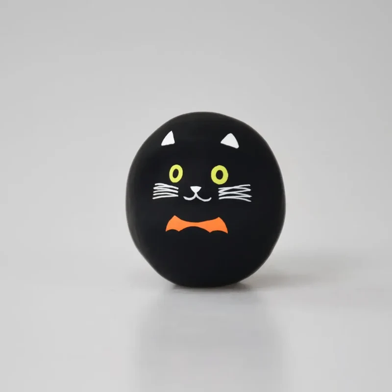 Shirakawa Daruma Halloween Cat Daruma Doll Good Luck Charm 4.5cm
