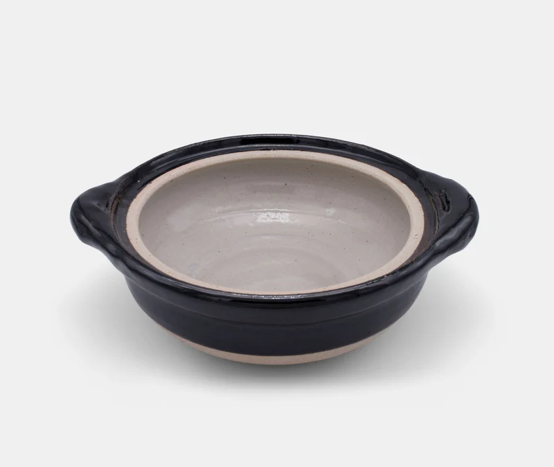 Donabe Pot Medium - Kuroame Glaze