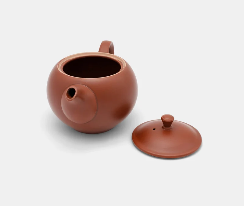Round Teapot - Red Clay