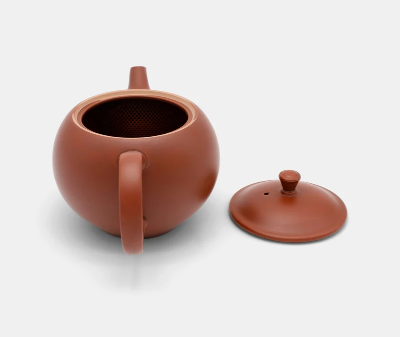 Round Teapot - Red Clay