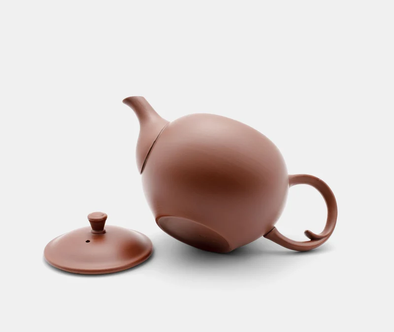 Round Teapot - Red Clay