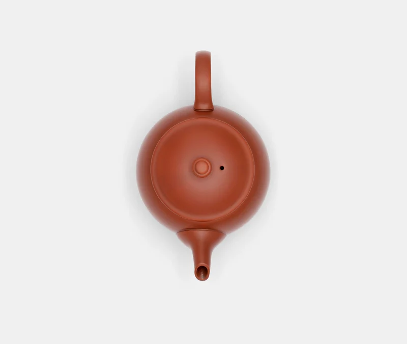 Round Teapot - Red Clay