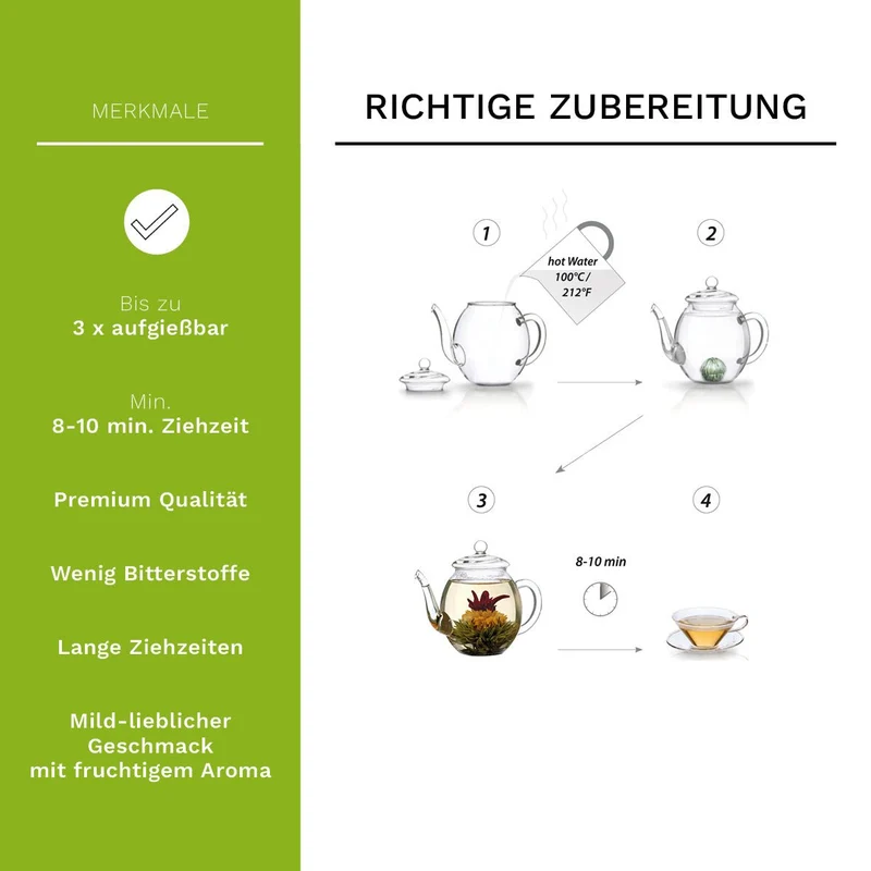 Mixed 18er Box Mit Magnetverschluss Erblühtee Grüner Tee