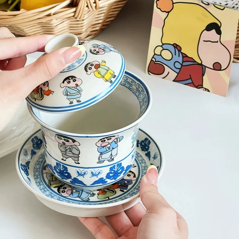 Verspielte Gaiwan- und Teetassenkollektion im Cartoon-Stil (Limitierte Auflage)