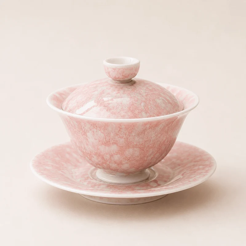 Jingdezhen blühender handgefertigter Gaiwan