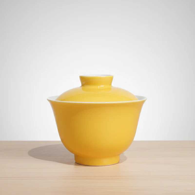 „Kunst der Farbe“ Jingdezhen Jade Porzellan Gaiwan